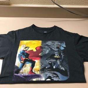 Vintage Batman vs Superman shirt